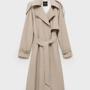 Mango Tan Trench Coat